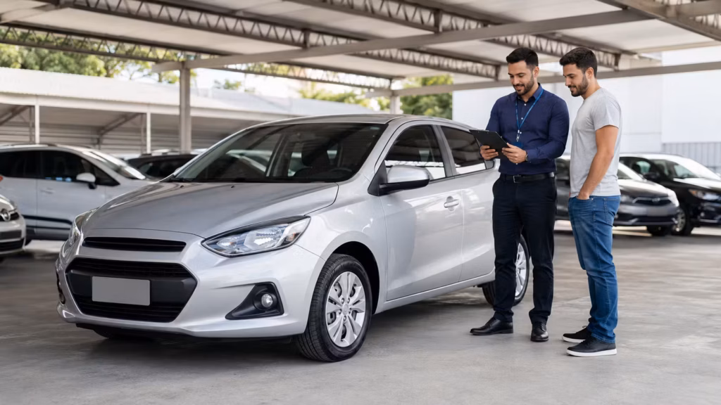 Como avaliamos o seu carro na troca